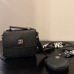 Steve Madden Black Crossbody Bag with Pouch